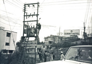 Kathmandu, Nepal. Arbejdssituationer i hovedstaden, marts 1985