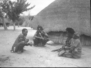 Divination scene, Matutwini, Mozambique