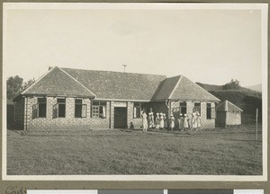 Girl boarders, Chogoria, Kenya, 1937