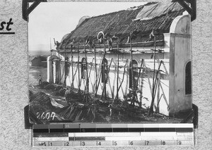 Tiling the church roof, Elim, South Africa