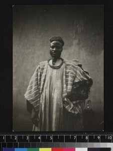 Portrait of church leader, Nigeria, 1926