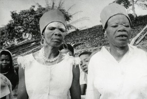 Two dancers, in Gabon