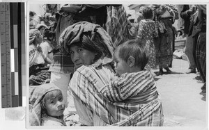 Mother and children, Guatemala, ca. 1946