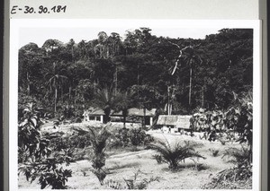 Manyemen. A view of the old school and boys' dormitories