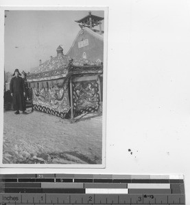 A funeral at Fushun, China, 1938