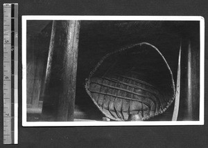 Coracle boat, Sichuan, China, ca.1929