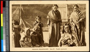 Women sitting outdoors with children, Canada, ca.1920-1940