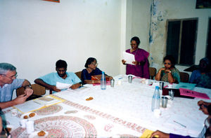 Madras/Chennai, Tamil Nadu, November 1996. Negotiations at the LMCI Consultation (LMCI: Luthera