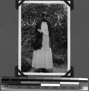 Church costume of young women, Baziya, South Africa East, 1935