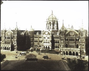 Victoria Bahnhof Bombay. Indien. Bombay, Victoriabahnhof