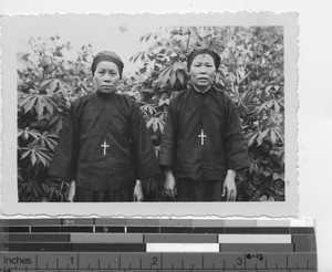 Two native Sisters at Luojing, China, 1936