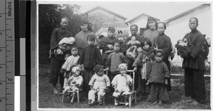 Group of orphans, Yeung Kong, China, ca. 1937