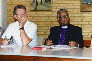 Council of Partners: DMS (Danish Missionary Society) 's chairman Verner Tranholm-Mikkelsen and