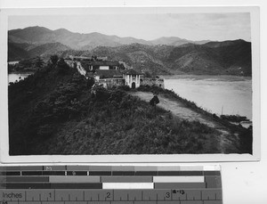 A fort at Wuzhou, China, 1935