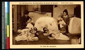 Nap time at the mission, Japan, ca.1920-1940