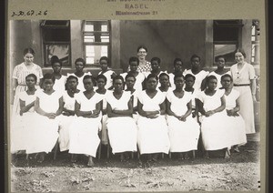 Confirmation candidates of the Girls' School in Agogo in 1934