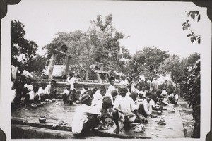 Orphanage in Betgeri. Washing