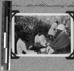 Collective meal of the council of elders, South Africa East