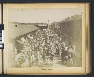 Street market, China, ca.1900