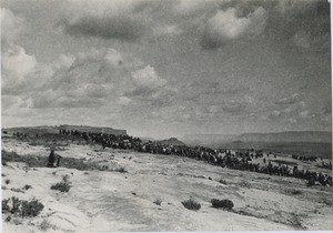 Funeral in the Thaba-Bosiu mountains