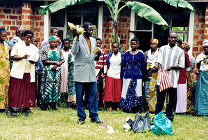 ELCT, Karagwe Diocese, Tanzania. Auction after the Church Service at Kyerwa Deanery, 14th March