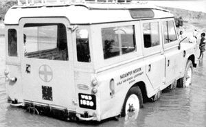 Health work at Narainpur, West Bengal, North India, 1982. The Narainpur ambulance, purchased du