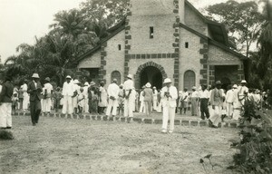 Inauguration of the church of Ngomo, in Gabon