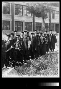 Convocation procession, Yenching University, Beijing, China, ca.1930