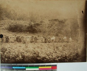 Travellers on their way to Toamasina, Madagascar, ca.1892