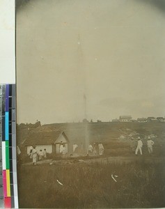 Ranomafana, warm cure bath, Antsirabe, Madagascar, ca.1917