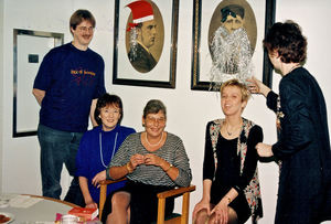 Christmas lunch, 1995