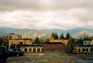 South view from Charlotte and Jesper Nymann Madsen's flat in Ulaanbaatar