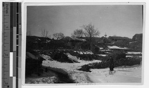 Winter scene, Eun San, Korea, January 1928