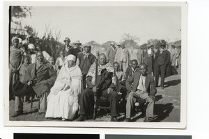 Chief of Mahanaim with his family, South Africa