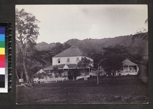 View of Barbican School buildings, Jamaica, ca. 1920