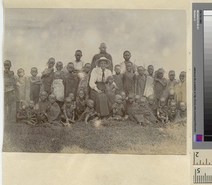 Mrs. Watson & Kioi's Village School, Kikuyu, Kenya, ca.1911