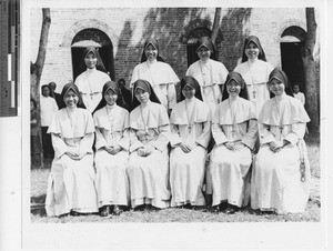 The Sisters of the Sacred Heart at Danzhu, China, 1949