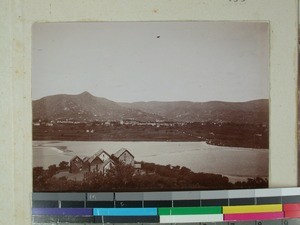 View from the Betafo Mission Station of "Tsimanova" and Tatamarina Lake, Betafo, Madagascar, 1900