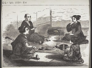 A Japanese family at table