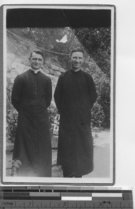 Maryknoll priests before leaving for Sancian Island at Hong Kong, China, 1926