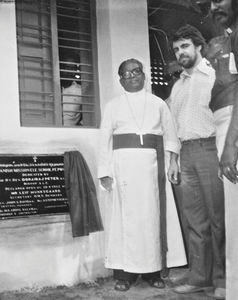 South India. Bishop Dorairaj Peter and Area Secretary Leif Munksgaard at the opening af Ponneri