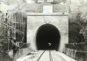 Tunnel to the new train station of Yaounde, in Cameroon