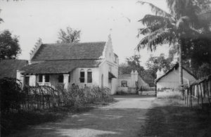 South Arcot District, India. Vasalpadi, the Nellikuppam Church Hall