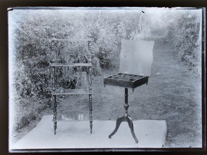 Furniture made at Andranovelona Industrial and Technical School, Ambohimasina, Madagascar, ca.1900