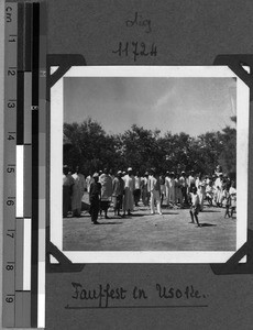 Baptism celebration, Usoke, Unyamwezi, Tanzania