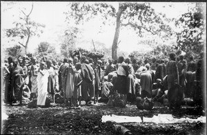 Market, Mwika, Tanzania, ca. 1909-1914