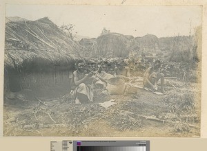 Basket making, Blantyre, Malawi, ca.1911