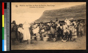 Missionary sisters providing nutrition education, Congo, ca.1920-1940