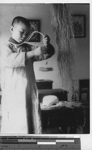 An orphan boy at Fushun, China, 1940