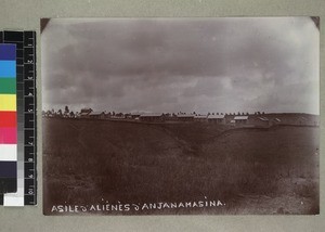View of asylum buildings, Anjanamasina, Madagascar, ca. 1910